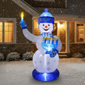 7 ft Hanukkah Snowman Inflatable, Hanukkah outdoor decoration