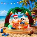 7 ft Inflatable Santa and Mrs. Claus, Christmas outdoor decoration